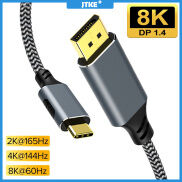JTKE Cáp USB C Sang DisplayPort Cáp 8K DP Type C 3.1 Sang DisplayPort 1.4