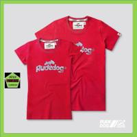 Rudedog เสื้อคอกลม ชาย หญิง สีแดง รุ่น  Logo21