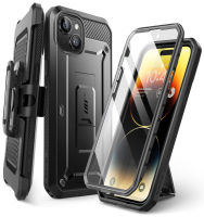 SUPCASE เคสด้วงยูนิคอร์น Pro สำหรับ iPhone 15 Plus 6.7นิ้ว (2023เปิดตัว) พร้อมตัวป้องกันหน้าจอในตัวขาตั้งและเคสแข็งแกร่งทนทานแบบเข็มขัด