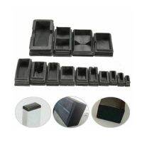 【cw】 20Pcs Plastic Blanking End Caps Rectangular Pipe Tube Cap Insert Plugs Bung  Tables Chairs Foot Protectors