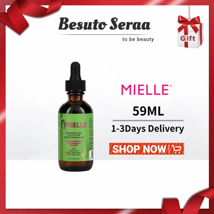 【100% Authentic】Mielle Hair Oil 59ml, Organics Rosemary Mint ...