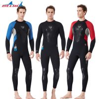 [COD] DIVE amp; 2019 3MM Wetsuit Mens Warm Piece Wet suit for Spearfishing Surfing Scuba Diving 3 colors avaliale