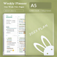 2023 Hard Rabbit Year Cute Notebooks Surface Time Management Notepad Kawaii Agenda Planner