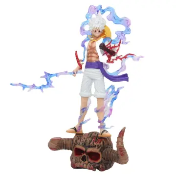 One Piece Nika Luffy Gear 5 Anime Figure Joy Boy Action Figures Statue  Figurine