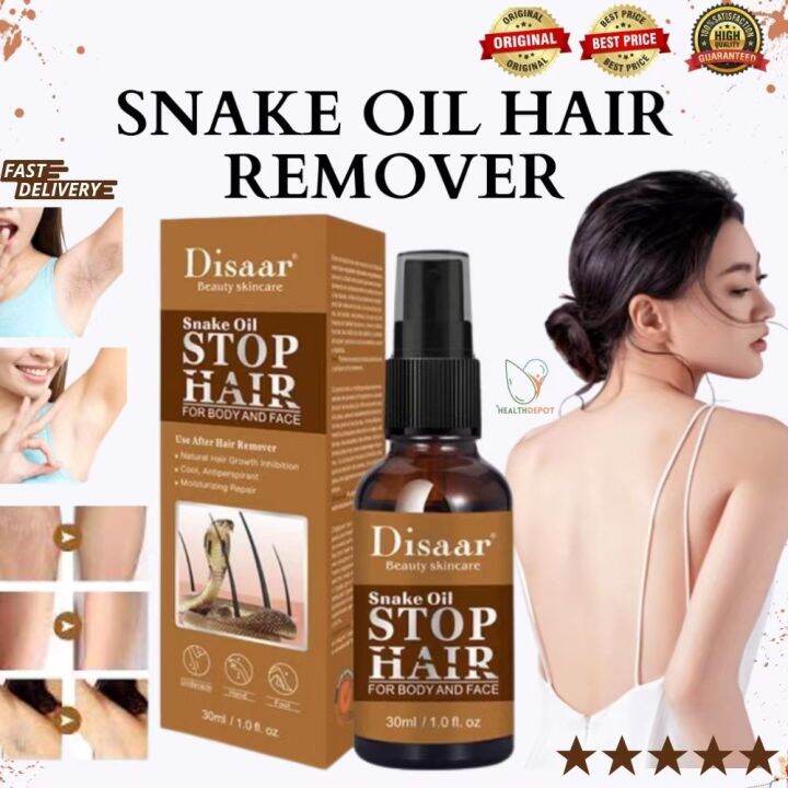 Original Stop Hair Serum Disaar Snake Oil Hair Stop Growth Armpit Arms Legs Private Part Hair