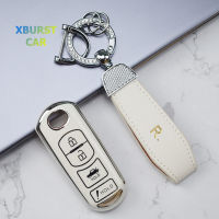 TPU SHELL FOB สำหรับ MAZDA 2 3 6 Atenza Axela Demio CX-5 CX5 CX-3 CX7 CX-9 2015 2016-2019รถ REMOTE Key Case อุปกรณ์เสริม