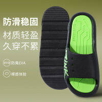 2022 summer new personality trend slippers wear home bathroom non-slip thick bottom wear-resistant uni sandals