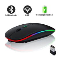 【HOT】☒۩✥ Computer Bluetooth Slient Rechargeable Mice Backlit Mause for Laptop Ergonomic pc With usb Cable