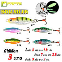 อุปกรณ์ตกปลา เหยื่อไมโครจิ๊ก Forte Somjai Micro jig 3g.