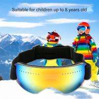 Single Layer TPU Ski Goggles UV400 Professional HD Goggles Anti-Fog Ski Eyewear Winter Windproof Snowboard Sking for Children Goggles