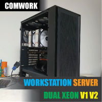 คอม 2 ซีพียู 48 เธรด 1.8-3.5GHz | ซีพียู XEON E5 V1 V2 | เมนบอร์ด X79 DUAL CPU | แรม 16GB-128GB | SERVER WORKSTATION COMWORK