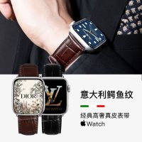 ❀❀ Suitable for applewatch strap iwatch7/Ultra8/SE/654 generation s8 genuine leather