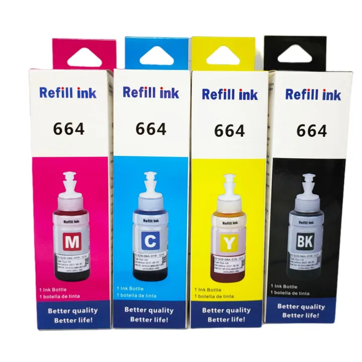 T664 664 Premium Refill Ink Compatible For Epson L120 L801 L850 L1300 L201 L301 Landc Packaging 9940
