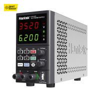 Smart Sensor Hantek HDP135V6A ม้านั่งดิจิตอล DC Power Supply Variable 35V 6A Adjustable Switching Regulated Power Supply CV CC With Data Storage,On/off Output, USB Quick Charge, PC Software Control, Encoder Adjustment Knob