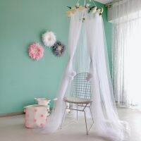 Crown Tent Hanging Kid Lace Children Bedding Round Dome Bed Canopy Net Curtain Home Bed Crib Cloak Thread Play Set Baby