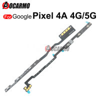 สำหรับ Google Pixel 4A 4G 5G 5A เปิดปิดปุ่มปรับระดับเสียง Flex Cable Replacement Parts