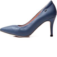 ❈O&amp;B รองเท้าส้นสูงหนังแกะ รุ่น DIANA HEELS 3.2" in Denim blue