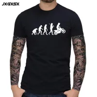 Jxgxsx T Shirts Men Motorcycle Ape To Evolution T Shirt Cotton Homme Tshirt