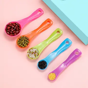 ABS PLASTIC Multicolor Measuring Cup Spoon Set, For Home