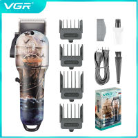 VGR มืออาชีพ Clipper ผมตัดผมผม T Rimmer ไร้สายผมเครื่องตัดแบบชาร์จปรับ T Rimmer สำหรับผู้ชาย V-690