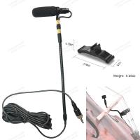 Musical Instrument Microphone for Feather Cello Playing Gooseneck Performance Mic for Belt-pack Transmitter Wireless System