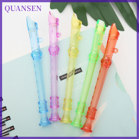 QUANSEN 6หลุมง่ายสีสันคลาริเน็ตพลาสติกขลุ่ยเริ่มต้นเพลงเล่นลม