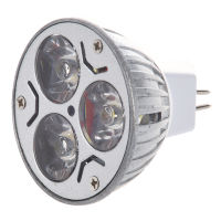 MR16 3x1 Watt LED Spot Light Bulb 20W, White, for Track Light, Landscaping Halogen Replacement