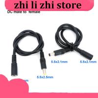 zhilizhi Store 7A 12v DC male to female power supply Extension connector Cable Plug Cord wire Adapter for led strip camera 5.5X2.1mm 5.5x2.5mm