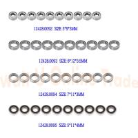 ☾ Wltoys 12428-0092 0093 0094 0095 Ball Bearing Bearings Set Spare Parts For Wltoys 12423 12428 RC Car