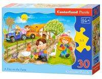 Castorland โปแลนด์นำเข้าปริศนาเด็ก 30 ชิ้นชุดช่วยเหลือลูกแมวของเล่นเด็กชายและเด็กหญิง