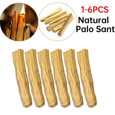 Hot 6-1Pcs Palo Santo ธูปธรรมชาติ Sticks ไม้ Smudging Stick Home Aromatpy Burn ไม้ Sticks ไม่มีกลิ่นหอมไม้ Sticks