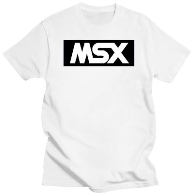 ผ้าฝ้าย100 ที่มีคุณภาพสูงเสื้อยืดผู้ชายเสื้อยืด MSX คอมพิวเตอร์ B Ooting เสื้อยืดผู้หญิงเสื้อยืด