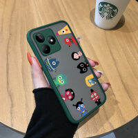 เคส Case4you สำหรับ Realme C53 Realme Narzo N53เคสโทรศัพท์ลายการ์ตูนน่ารักมอนสเตอร์ตัวน้อยน่ารักสัตว์นิ่มเคสมีน้ำค้างแข็งโปร่งใสแข็งเด็กหญิงเด็กชายเคสป้องกันกล้องคลุมทั้งหมดกันกระแทก