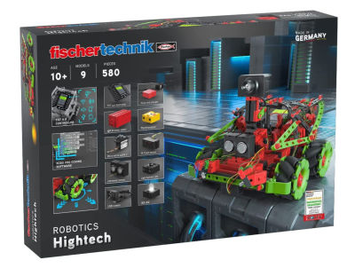 fischertechnik Robotics High-Tech Robot Building Kit with TXT 4.0 Controller and Omniwheels