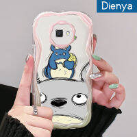 "Dienya เคสปลอกสำหรับ Samsung J7 J7นายก2 J2การ์ตูนน่ารักภาพสีน้ำมันลาย Totoro ลวดลายขอบโค้งเคสใสเนื้อครีมใสฝาครอบป้องกันเคสมือถือ"