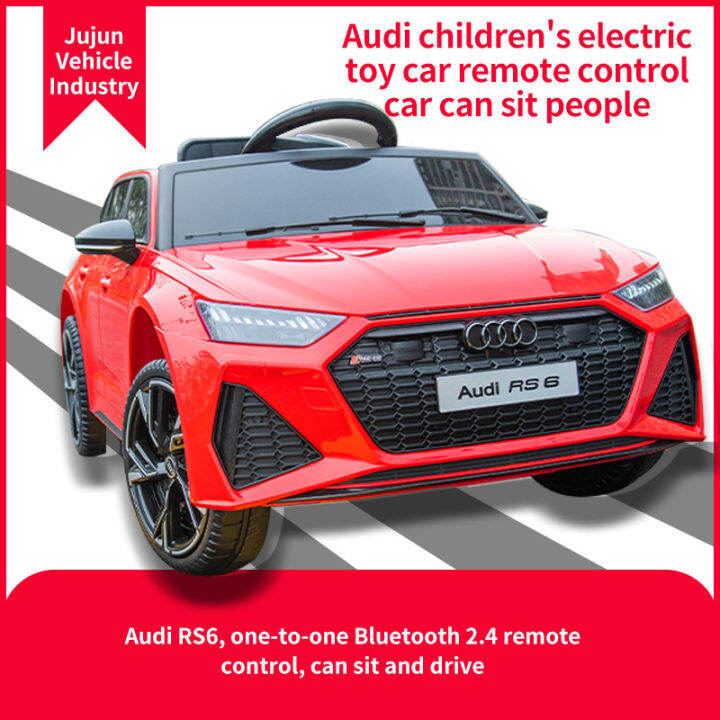 Audi children's electric toy car remote control car can be used by