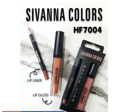 Sivanna Colors Matte Lips HF 7004 ลิปแมท+ลิปดินสอ **ของแท้ พร้อมส่ง
