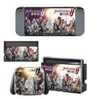 Fire Emblem Nintendoswitch Skin Nintend Switch สติกเกอร์สำหรับคอนโซล Nintendo Switch Joy-con Controller Dock สกินสติกเกอร์-hjgytyuuiytt