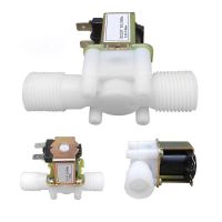 Normally Open 1/2" 3/4" Plastic Solenoid Valve 12V 24V Magnetic Dispenser Water Pneumatic Pressure Controller Switch 12 24 Volt Valves