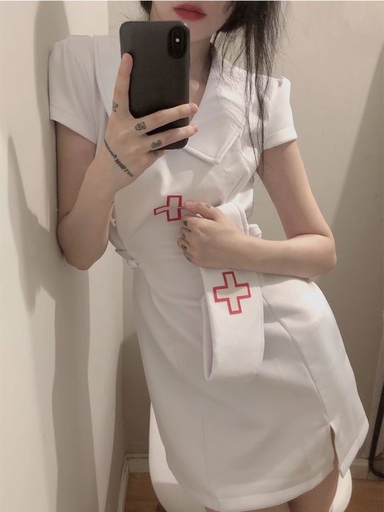 sexy-nurse-uniform-cosplay-role-play-doctors-angel-nightclub-pure-to-anchor-drag-suits