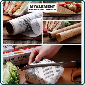 8m Parchment Paper Roll for Baking Non-stick Oil Paper Wax Paper For  Decoration Cartoon Baking