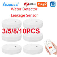 Tuya Water Leak Detector ฉากเชื่อมโยง Zigbee Flood Sensor Water Linkage Alarm อายุการใช้งานแบตเตอรี่ยาวนาน Leakage Sensor Smart Home