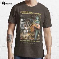 New The Day The Stood Still - Old Poster 1951 T-Shirt Graphic T Shirt Cotton Tee Shirts Xs-5Xl Streetwear Tshirt Retro