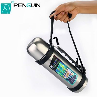 กระบอกน้ำพกพา Penguin stainless steel กระบอกน้ำ 1200ml กระบอกน้ำร้อน กระบอกน้ำเย็น กระบอกน้ำดื่ม กระบอกน้ำร้อนเย็น กระบอกน้ำเก็บอุณหภูมิ ขนาด1200ml