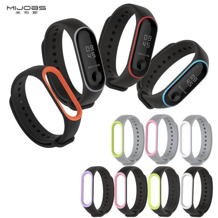 สายนาฬิกา-mi-band-3-mi-band-4-mijobs-ของแท้-sาคาต่อชิ้น-เฉพาะตัวที่ระบุว่าจัดเซทถึงขายเป็นชุด