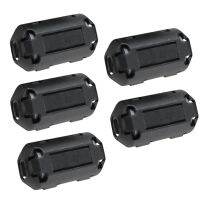 50 Pcs Movable 7mm Inner Diameter Black Ferrite Core Ring Cable Clip