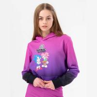 HYPE X SONIC KIDS PINK AND PURPLE FADE HOODIE