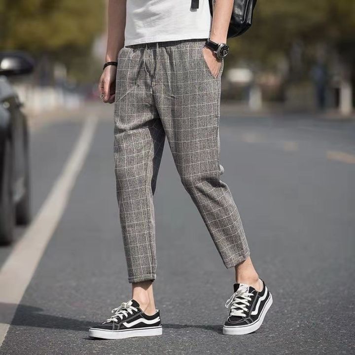 Ankle plaid clearance pants