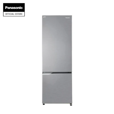 Panasonic ตู้เย็น 2 ประตู (11.4 คิว, สี Silver Steel) รุ่น NR-BV360QPTH | เทคโนโลยี Prime Fresh -3°C | Econavi + Inverter ประหยัดไฟ | Ag Clean ยับยั้งเชื้อราและแบคทีเรีย