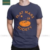 Mars Society Funny Flat T Shirts For Men Pure Cotton T Shirt For Members Around The Globe Original Short Sleeve T-Shirt